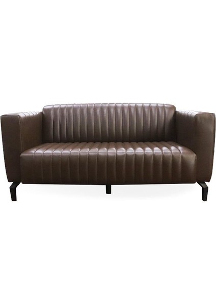 Harry Kahverengi Deri Ikili Bekleme Koltuğu fiyatları