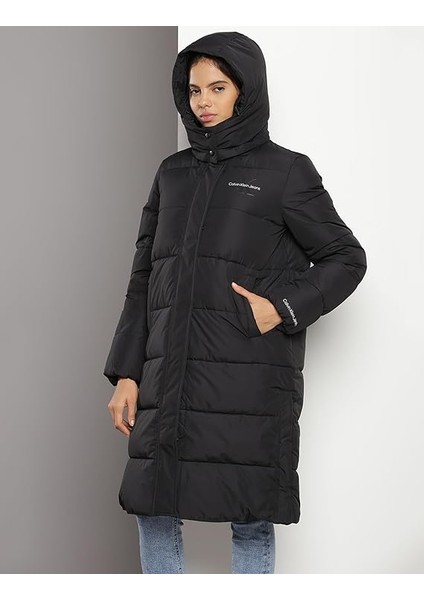 Calvin Klein Monologo Non Down Long Puffer Dış Giyim Kadın