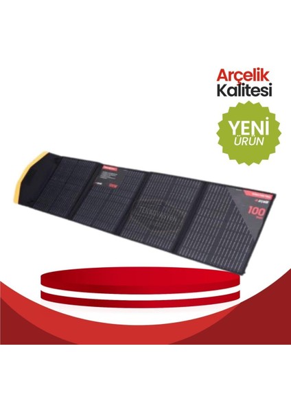 100W Fsb 4 Katlanabilir Solar Panel