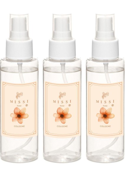 3 Lü Hanımeli Kolonya Seti (50 Ml)