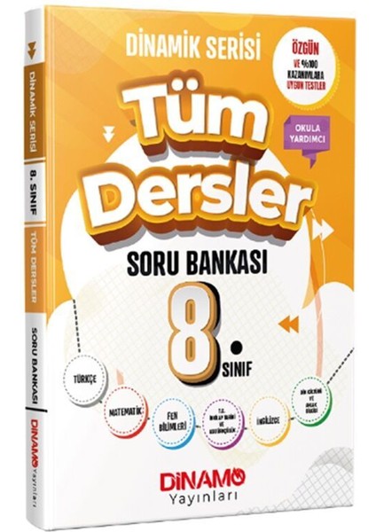 8. Sınıf Tüm Dersler Dinamik Serisi Soru Bankası