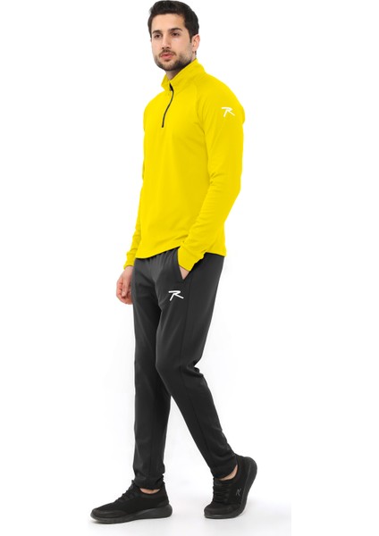 Erkek Yarım Fermuarlı Eşofman Altus Sarı fiyatları