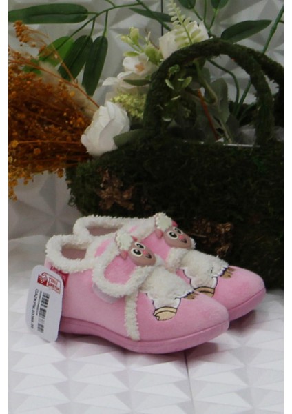 03366 Pembe Anaokulu Kreş Ev Kız Çocuk Panduf Ayakkabı