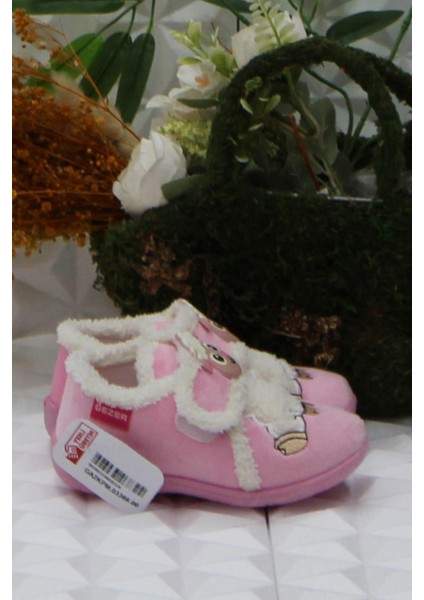 03366 Pembe Anaokulu Kreş Ev Kız Çocuk Panduf Ayakkabı fiyatları