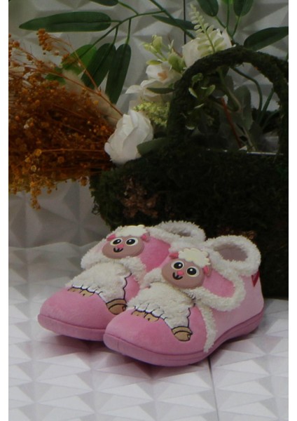 03366 Pembe Anaokulu Kreş Ev Kız Çocuk Panduf Ayakkabı modelleri