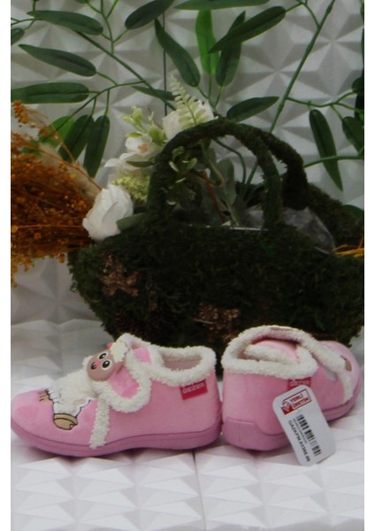 03366 Pembe Anaokulu Kreş Ev Kız Çocuk Panduf Ayakkabı fırsatları
