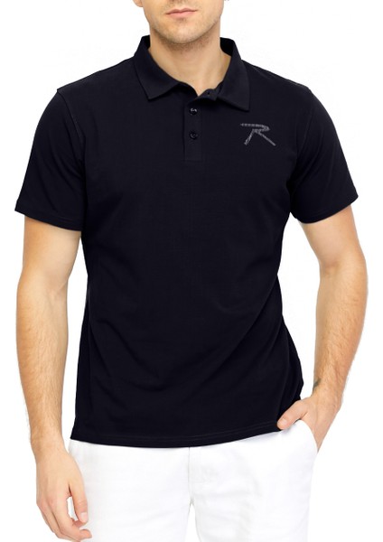 Erkek Polo T-Shirt Arcus Lacivert