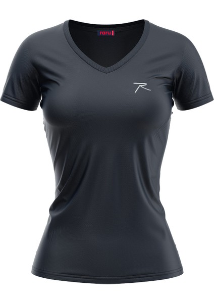 Kadın %100 Pamuk T-Shirt Mulıer Lacivert