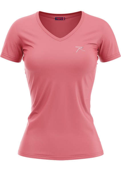 Kadın %100 Pamuk T-Shirt Mulıer Pembe