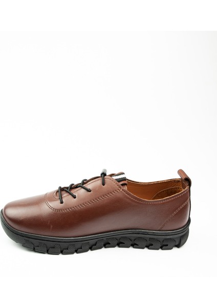 9050 Taba Deri Kadın Günlük Ayakkabı modelleri