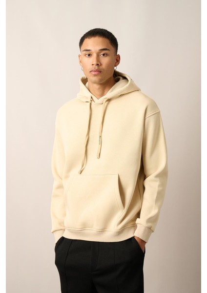 R-5841 Kapüşon Nakış Detaylı Üç Iplik Şardonlu Sweatshirt modelleri