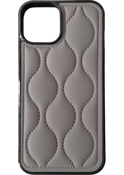 iPhone 11 Uyumlu Pie Serisi Lüks Dikiş Desenli Premium Telefon Kılıfı