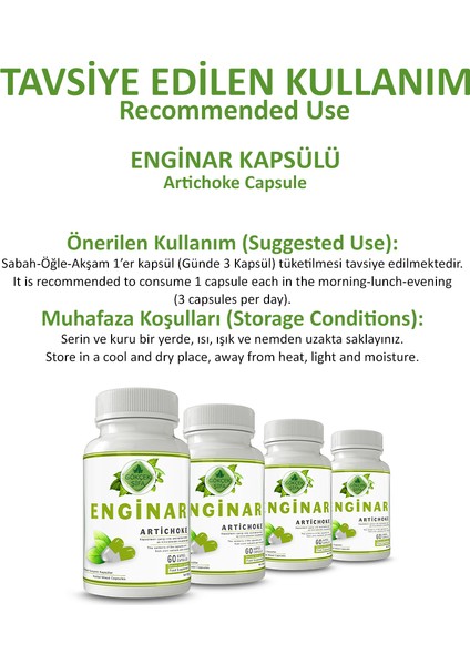 Şifa Enginar Kapsül (ARTİCHOKE CAPSULE)