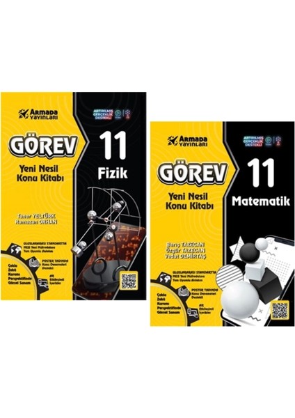 Armada 11. Sınıf Görev Fizik + Matematik Yeni Nesil Konu Kitabı