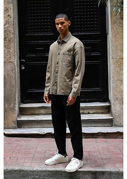 R-6003 Cep Detaylı Kot Ceket fırsatları