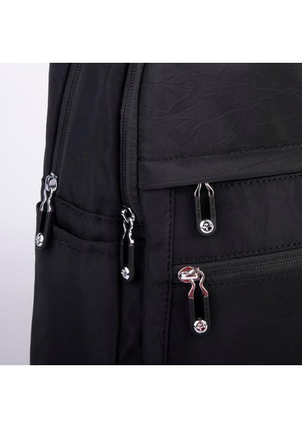 Unisex Çok Gözlü Su Geçirmez Sırt Çantası ( 33CM * 24CM ) N2323 fırsatları