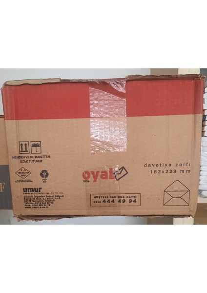 Davetiye Zarfı (16,2X22,9 ) Beyaz 110GR