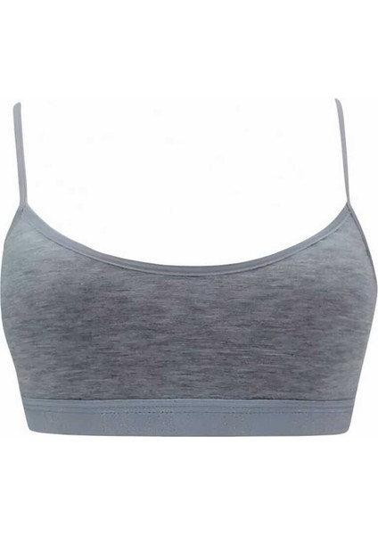 Kız Çocuk 3'lü Pedli Pamuklu Ince Askılı Büstiyer Günlük Alıştırma Sütyeni fırsatları