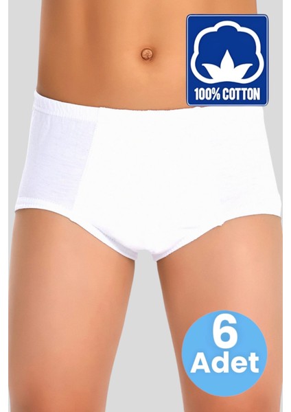 Erkek Çocuk Pamuklu Slip Külot 6'lı Paket indirimleri