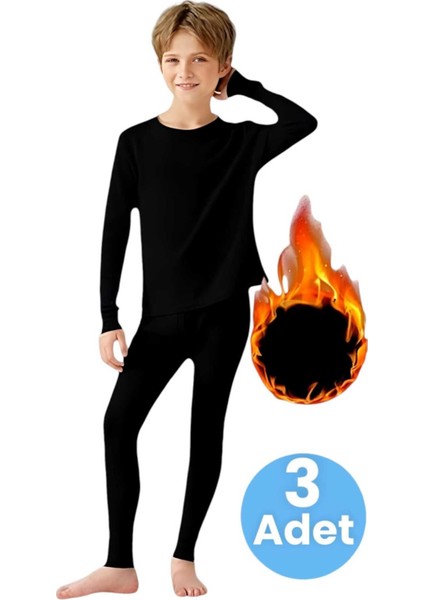 Erkek Çocuk 3'lü Termal Alt Üst Içlik Takımı fiyatları