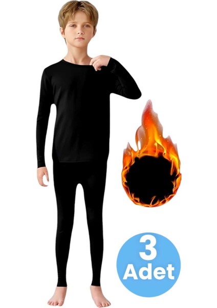Erkek Çocuk 3'lü Termal Alt Üst Içlik Takımı modelleri