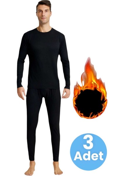 Erkek 3'lü Termal Alt Üst Içlik Takımı