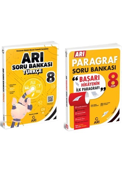 8. Sınıf Türkçe + Arı Paragraf Soru Bankası