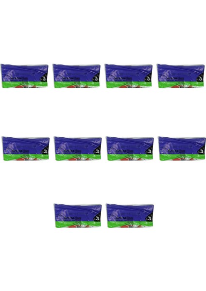 Takviyeli Kalın Baskılı Beyaz Çanta Poşet Torba - 3 No - 33 x 45 Cm. - 50 Adetlik 10 Paket