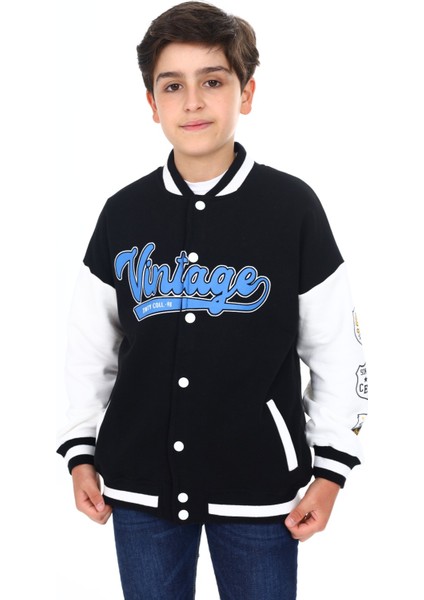 Erkek Çocuk Baskılı Kolej Hırka modelleri