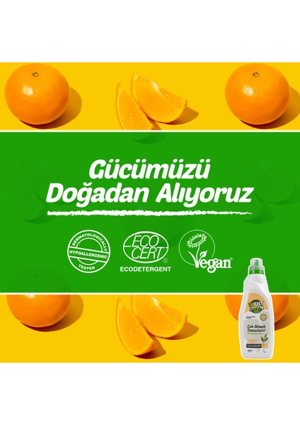 Just Green Organic Yüzel Temizleyici 1000ml