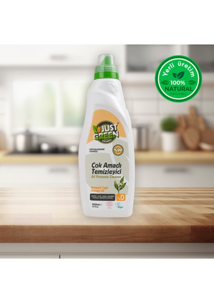 Just Green Organic Yüzel Temizleyici 1000ml