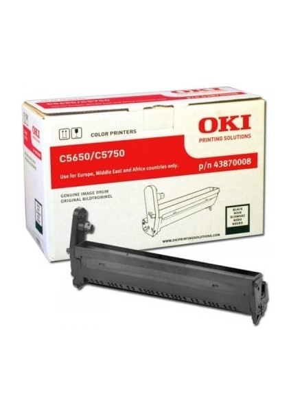 Okı 43870008 Siyah Black Orjinal Drum Ünitesi C5650 / C5750