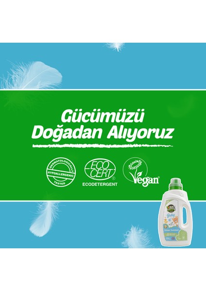 Just Green Organic Baby Çamaşır Temizleyici 30 Yıkama 1,5 Lt