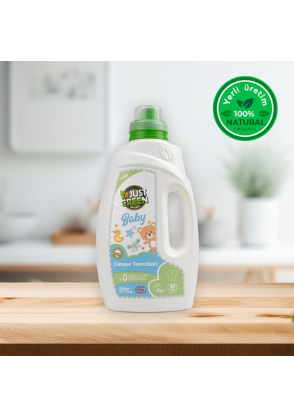 Just Green Organic Baby Çamaşır Temizleyici 30 Yıkama 1,5 Lt