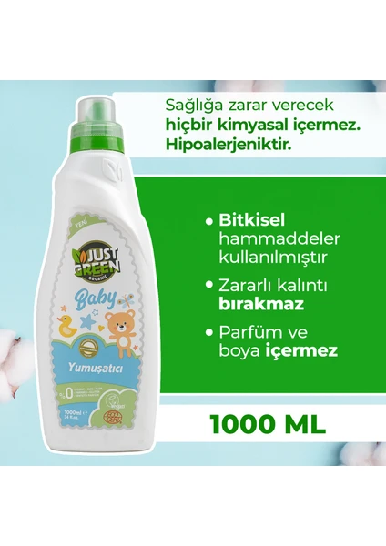 Just Green Organic Baby Yumuşatıcı 1000 ml