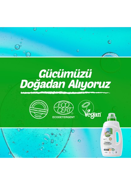 Renkliler İçin Çamaşır Temizleyici 30 Yıkama 1500 ml