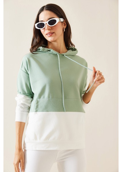 Mint Parçalı Sweatshirt 5KXK8-48999-58