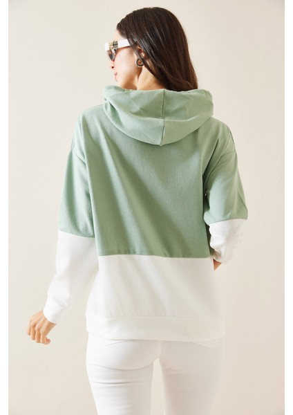 Mint Parçalı Sweatshirt 5KXK8-48999-58