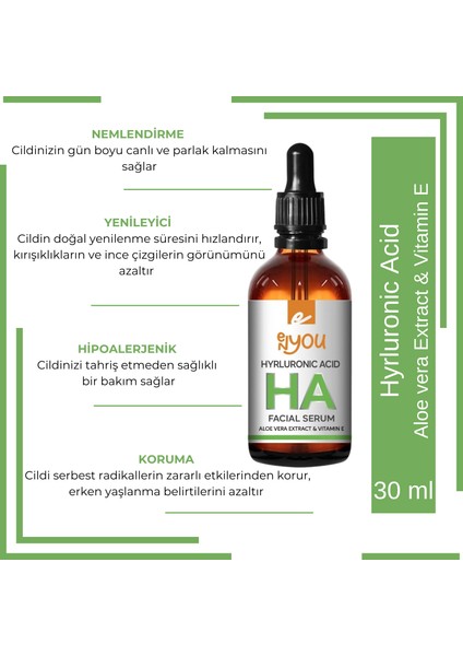 3’lü Set Yüz Serumu Hyaluronik Asit Serum + Vitamin C Serum + Retinol Serum, Facial Serum Skin Care Trio 30 ml fırsatları