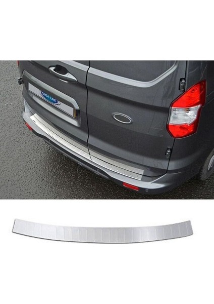 Ford Tourneo Courier Krom Arka Tampon Eşiği 2014 ve Üzeri Paslanmaz Çelik