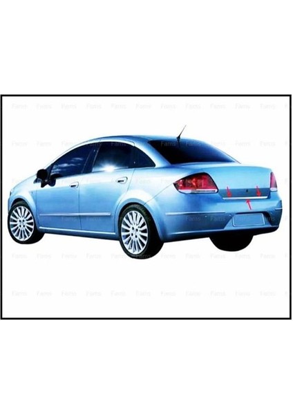 Fiat Linea Krom Bagaj Alt Çıtası 2007-2012 Arası P. Çelik