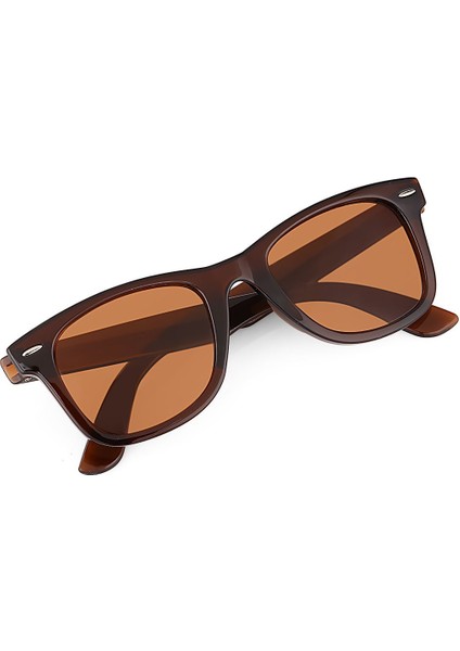 Wayfarer Kahverengi Eğimli Erkek Güneş Gözlüğü modelleri