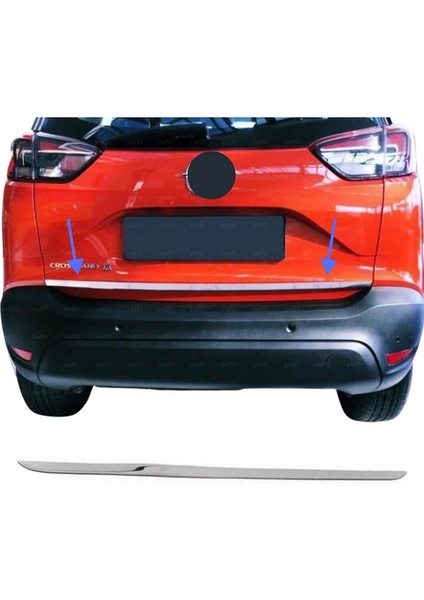 Opel Crossland x Krom Bagaj Alt Çıtası 2017 > P.çelik