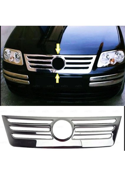 Vw Caddy Krom Ön Panjur 1 Prç. 2004 Üzeri P. Çelik (Formlu)