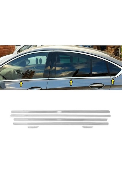 Opel Insignia Alt Cam Çıtası Kromu Nikelajı 2017 Sonrası