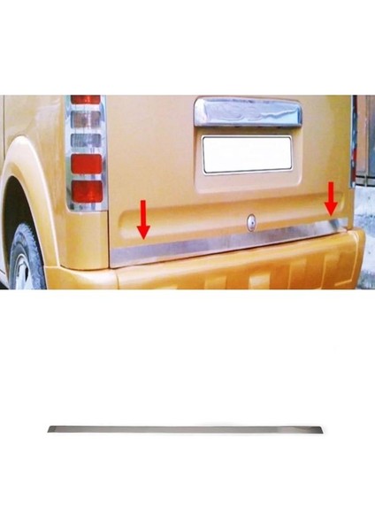 Ford Connect Krom Bagaj Alt Çıtası 2002-2014 Arası Paslanmaz Çelik