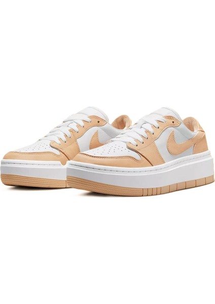 Air Jordan 1 Elevate Leather Sneaker Günlük Spor Ayakkabı Beyaz Sütlü Kahve modelleri