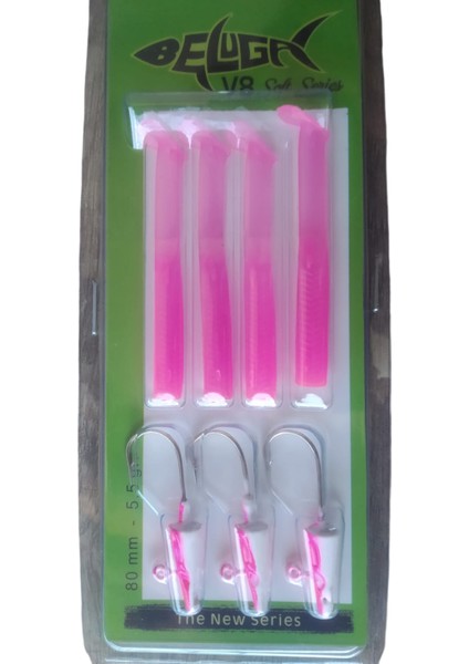 V8 80MM 5,5g Silikon Balık