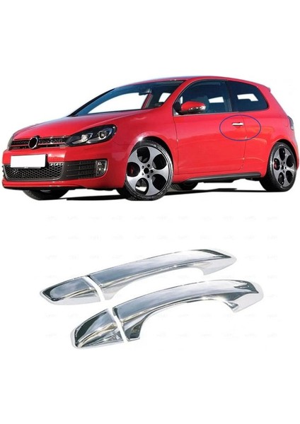 Vw Golf 6 Krom Kapı Kolu 2 Kapı 2010-2013 Arası P. Çelik