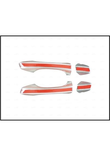 Vw Golf 6 Krom Kapı Kolu 2 Kapı 2010-2013 Arası P. Çelik